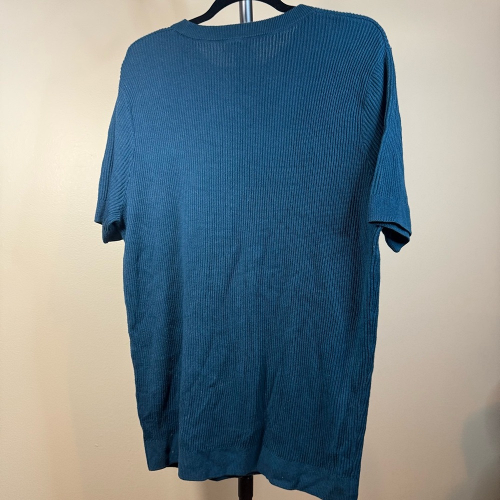 Classic Teal Short Sleeve Men's Tee - Picture 6 of 7